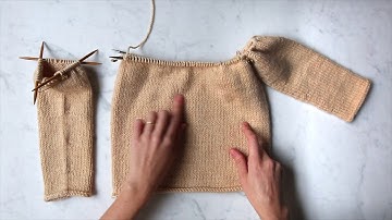 Joining Sleeves to Body Tutorial | Purl Soho