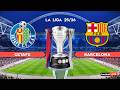 GETAFE vs BARCELONA - La Liga 25/26 | Full Match All Goals | Simulation PES