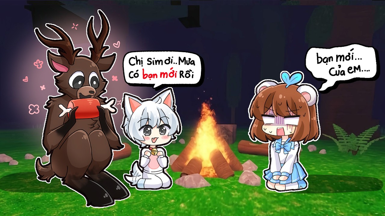 Simmy CẠN LỜI Khi Bé Mưa Kết Bạn Với Con Nai 99 NIGHTS IN THE FOREST