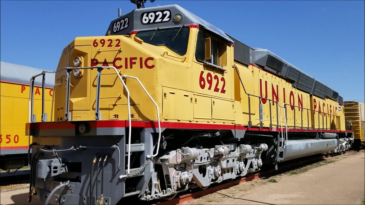 UP Railroad History Display, Cody Park, North Platte, NE A BPSW Video