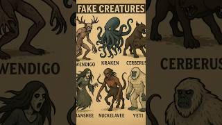 🌏WORLD MYTHICAL CREATURES 🤯 #shorts #mythical #animals  #creatures