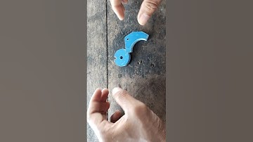 simple pvc slingshot trigger #shorts #slingshot