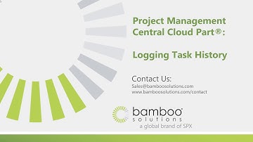 Project Management Central Web Part: Logging Task History