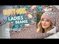 Ladies Beanie Crochet Tutorial | Mood Stitch | Easy & Stylish