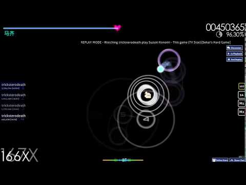This game TV Size - Suzuki Konomi info beatmaps osu!