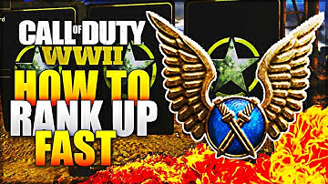 HOW TO RANK UP FAST! HOW TO Prestige Fast in COD WWII! COD WWII TIPS AND TRICKS!