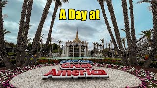 A Day at California Great America | food, rides, and park updates