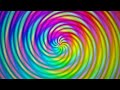 10 hours 4K UHD 60fps Screensaver PC Neon Tunnel VJ Loop Rainbow Spiral