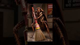 Cockroach Janta Party vs Bharat Brooms🪳🧹FunnyCleaning Song #BharatBrooms #CockroachJantaParty #Jhadu