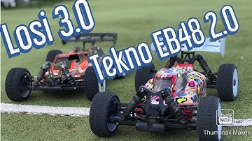 TEKNO EB48 2.0 et LOSI 3.0 BUGGY 1/8 NSC TRACK !!!