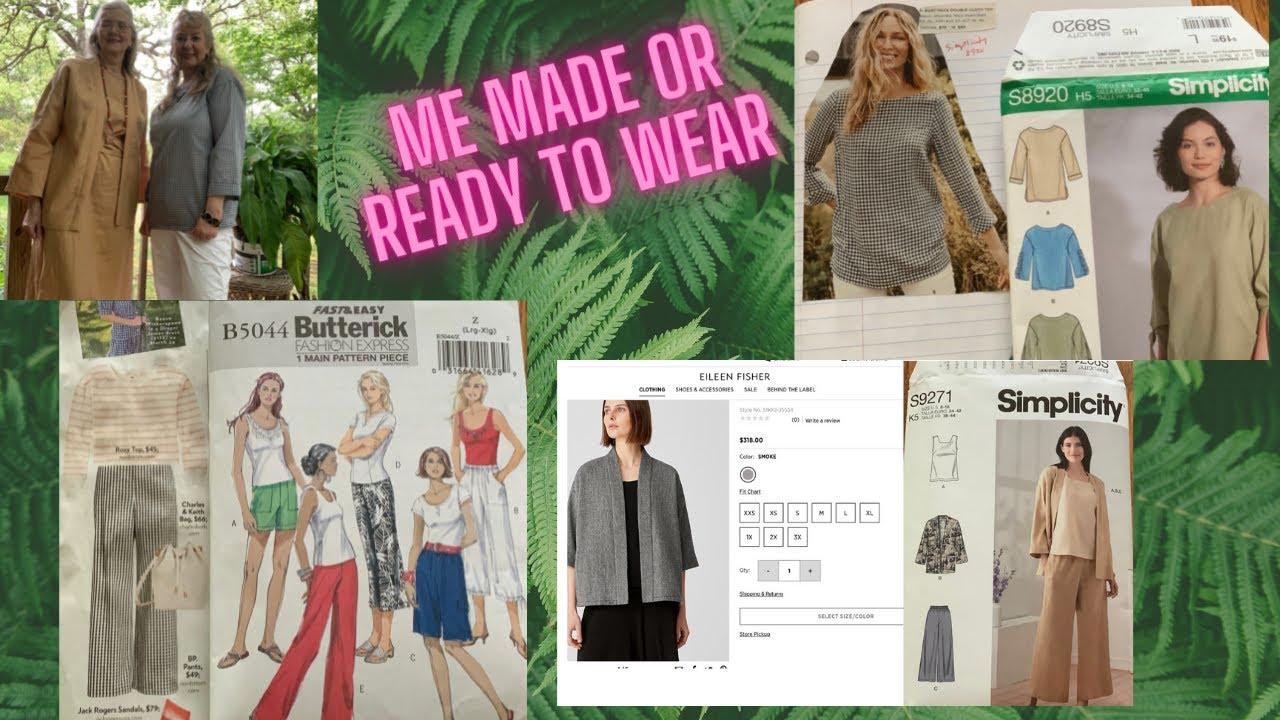 Me Made vs  Retail  - Pattern Review Challenge ep 74