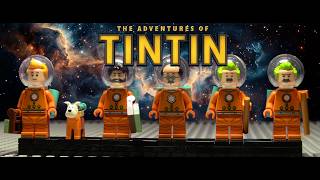 LEGO Tintin Moon Rocket Stop-Motion Speed Build & Review | (Set 21367)