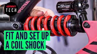 How To Fit & Set Up A Mountain Bike Coil Shock | MTB Maintenance screenshot 1