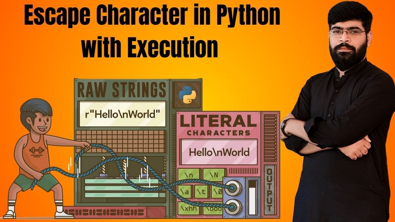 Escape Character in Python with Execution | Escape Sequences & Print ...