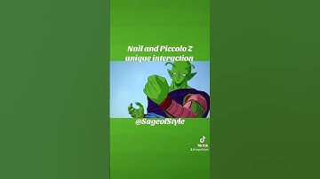 Nail and Piccolo Z unique interaction #dragonball #dragonballz #dragonballsparkingzero #shorts