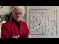 Solving a difficult sudoku puzzle from beginning to end Tutorial #50