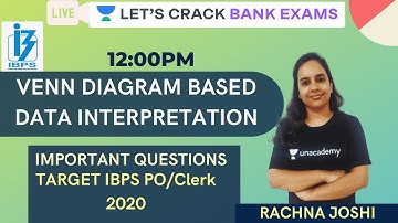 Venn Diagram based Data Interpretation | IBPS/RRB/SBI PO/Clerk 2020 | Rachna Joshi