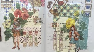 ASMR Journal with me #papersound #scrapbooking #journalwithme #papertherapy #journalasmr #asmr