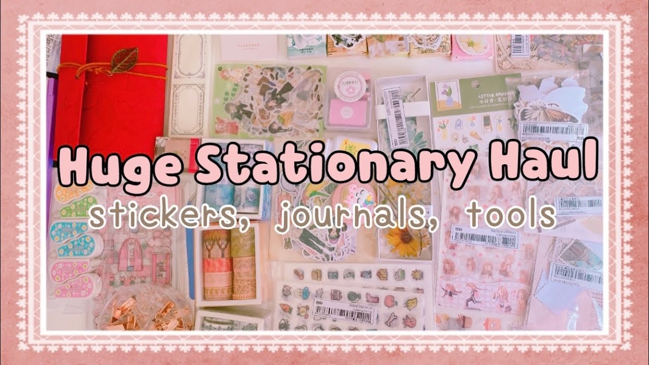 HUGE STATIONARY HAUL 👀 🙈 🛍 !!! SHEIN - STICKERS, JOURNALING SHEETS, TOOLS AND MISC!