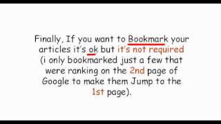 Article Marketing 2011
