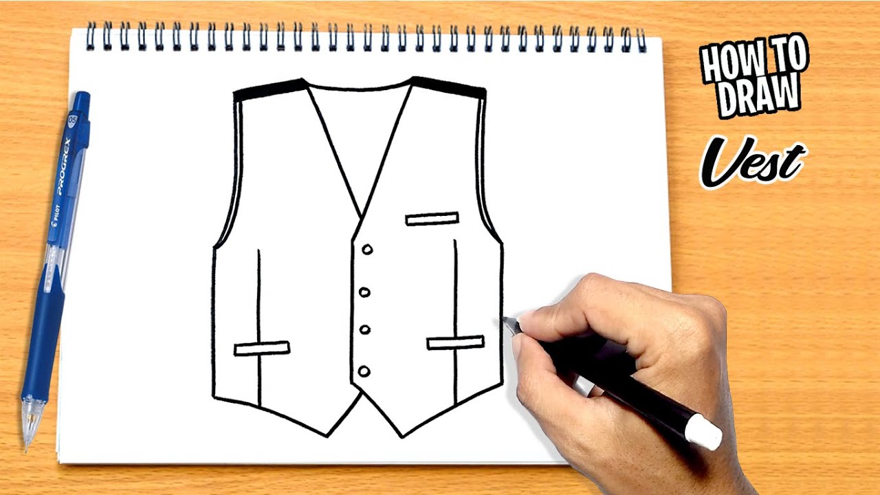 how to draw a vest step by step - woodlandwallpaperforwalls
