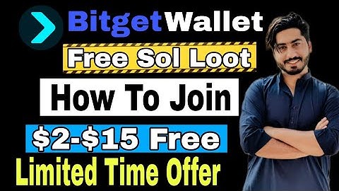 Bitget Wallet Instant Loot || Get Free Solana From Bitget Wallet || Bitget Wallet Get Sol Rent Claim