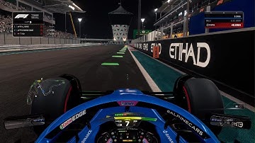 F1 23 Abu Dhabi 76th In The World Only Line(Controller)