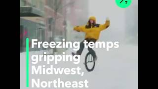 Freezing Weather Grips Northeast, Midwest