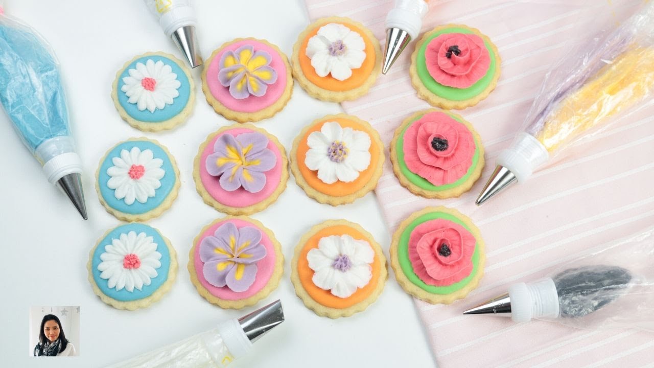 วิธีการใช้ที่ล็อกหัวบีบและบีบดอกไม้ด้วยหัวบีบwilton104