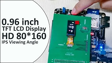 0.96 inch Small Size TFT LCD Display Screen 80*160 1 inch IPS LCD Module SPI Interface ST7735S