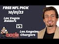 NFL Picks - Las Vegas Raiders vs Los Angeles Chargers Prediction, 10/1/2023 Week 4 NFL Free Picks