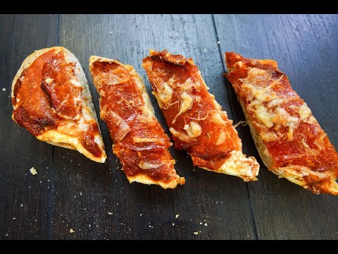 French Bread Pizza SAM THE COOKING GUY
