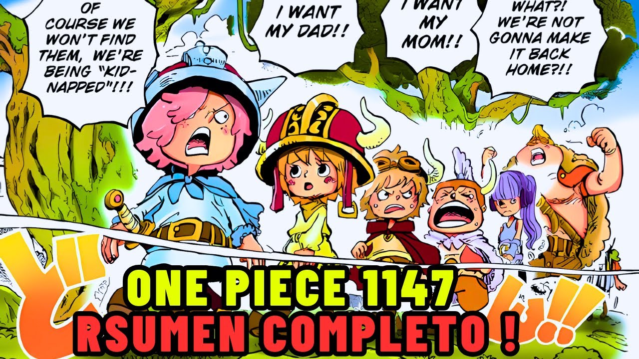 FULL COLOR ONE PIECE 1147   ! LOS GUERREROS DE DIOS HUMILLAN A ELBAFF !!