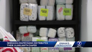Nebraska Diaper Bank reaches historic milestone, distributing 10,000,000th diaper