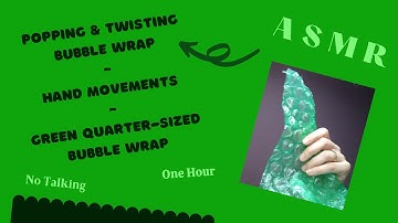 ASMR Popping & Twisting Bubble Wrap ~ Hand Movements | No Talking | Stress Relief