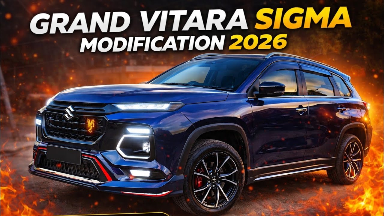 Grand Vitara 2026 Modification ✅ Grand Vitara Sigma Modified With Price ✅Vitara Base To Top Modified