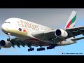 UNITED FOR WILDLIFE livery - Emirates A380 landing at London-Heathrow [LHR/EGLL]