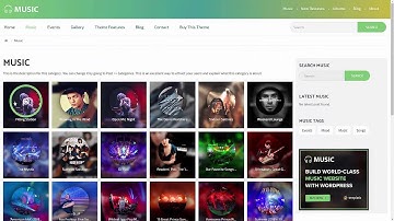 Music - Responsive WordPress Theme