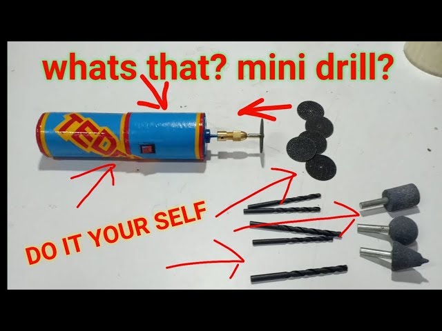 How to make a electric grinder mini drill(cordless and can speed control) 