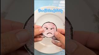 Fun Satisfying Art Activity For Kids Tissue Paper Emoji & Water Activity