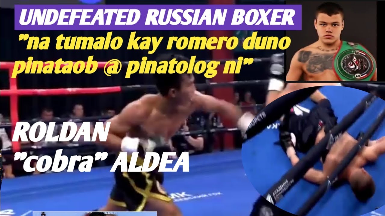 Undefeated Russian boxer knockout by ROLDAN 