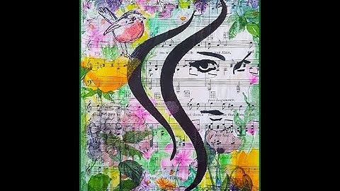 Mixed Media Art Journal - Paper Napkins
