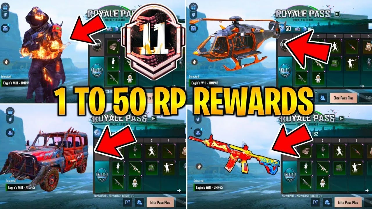 MONTH 11 ROYAL PASS 1 TO 50 REWARDS 🔥 M11 ROYAL PASS 🔥 1 TO 50 RP 🔥 BGMI & PUBG MOBILE M9 ROYAL PASS