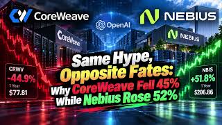 Same Hype, Opposite Fates: Why CoreWeave Fell 45% While Nebius Rose 52%