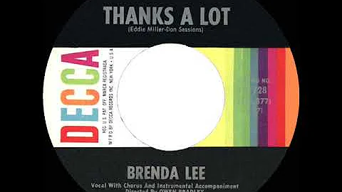 1965 HITS ARCHIVE: Thanks A Lot - Brenda Lee