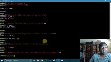 File Handling System Calls: Experiment 7(UNIX lab)