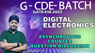 Information Asynchronous Counter Question Discussion || DIGITAL ELECTRONICS I GATE/ESE - 2022 Guide