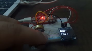 (Demo) ESP32 ADC with Arduino IDE - Analog voltage on OLED