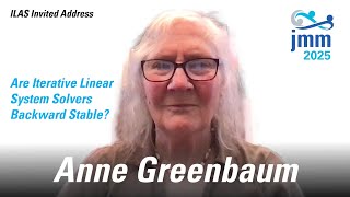 Anne Greenbaum "Are Iterative Linear System Solvers Backward Stable?"