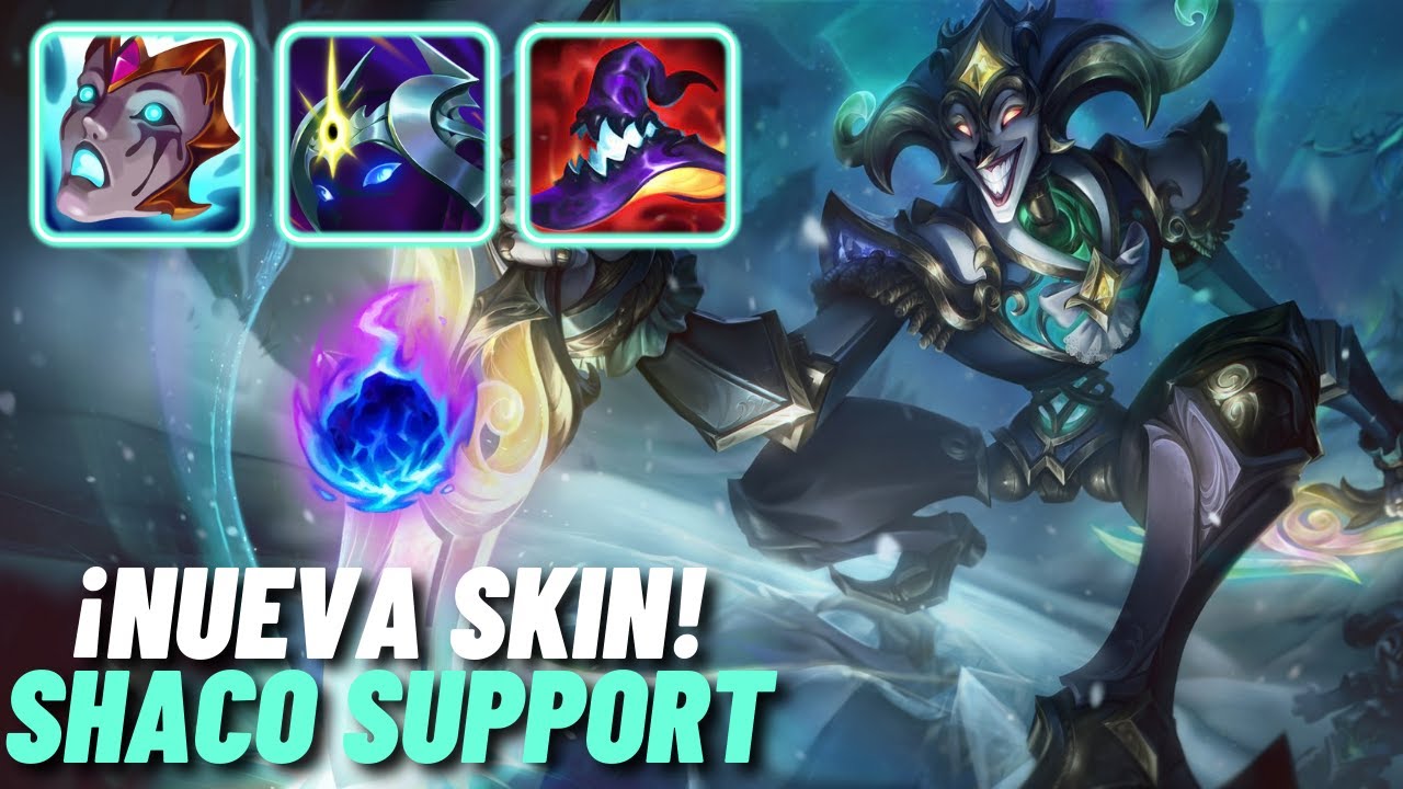 😱¡NUEVA SKIN de SHACO SUPPORT que HACE ENLOQUECER A LOS ENEMIGOS!😱 ...